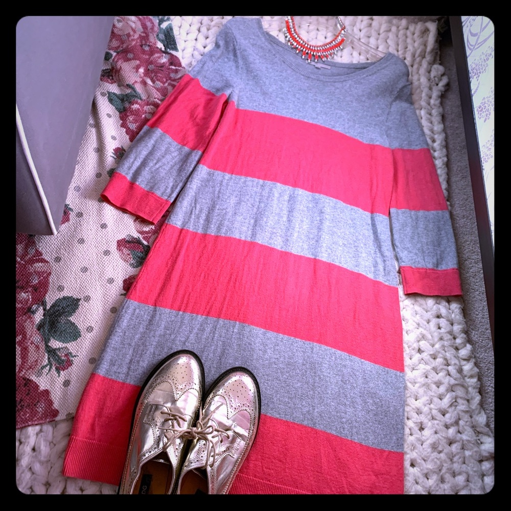 Gap Colorblock Sweater Dress